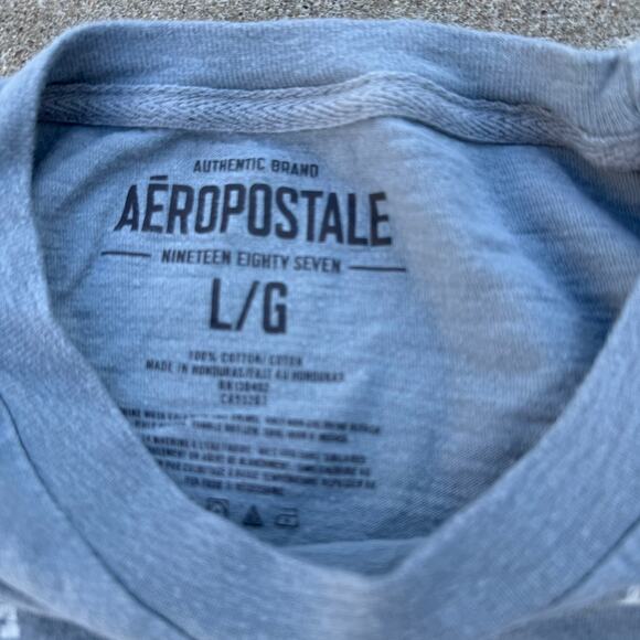 Aéropostale Men's Gray Graphic Tee - Size Large - Picture 3 of 5